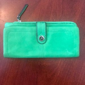 Apple green wallet